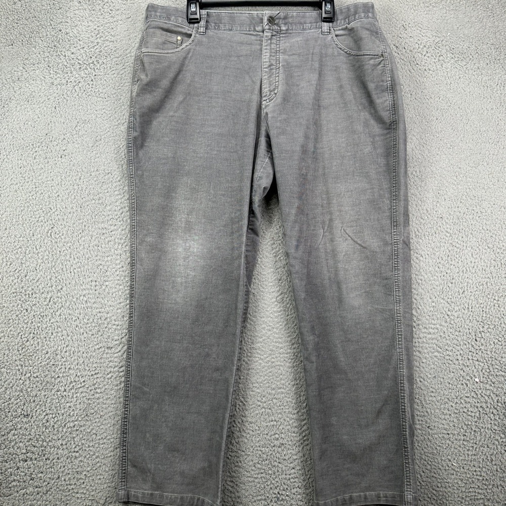 Puma Golf Men Straight Jeans 38X30 Gray 5 Pocket Comfort Waist Band Soft Denim